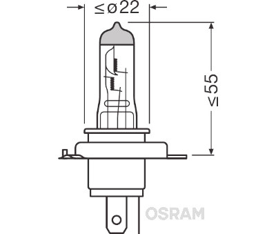 Lampe de route OSRAM 64193