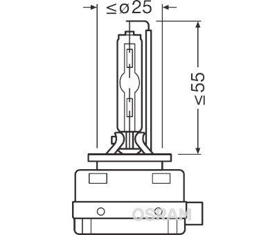 Lampe de route OSRAM 66140