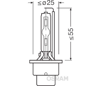 Lampe de route OSRAM 66240