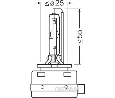 Lampe de route OSRAM 66548