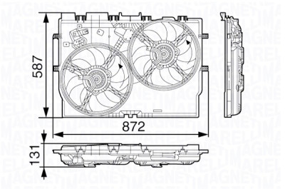 Ventilador, refrigeración del motor