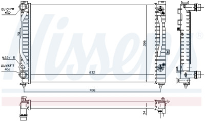 Radiateur, refroidissement du moteur