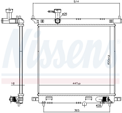Radiateur, refroidissement du moteur