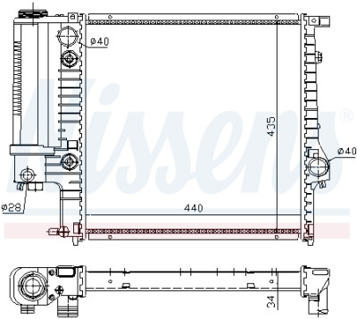 Radiateur, refroidissement du moteur