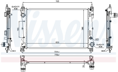 Radiateur, refroidissement du moteur