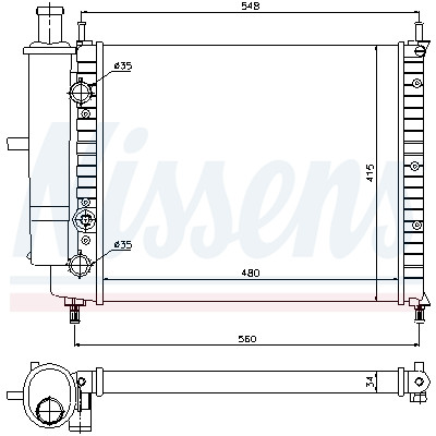 Radiateur, refroidissement du moteur
