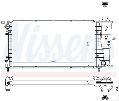 Radiateur, refroidissement du moteur