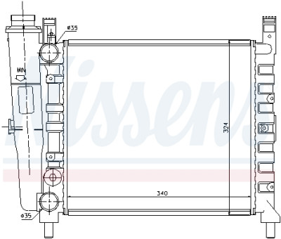 Radiateur, refroidissement du moteur