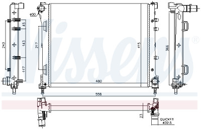Radiateur, refroidissement du moteur