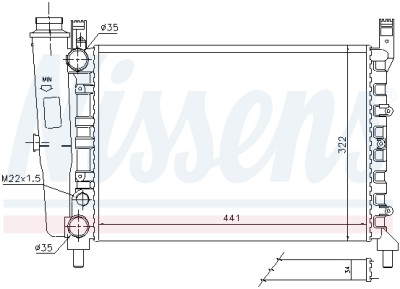 Radiateur, refroidissement du moteur