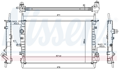 Radiateur, refroidissement du moteur