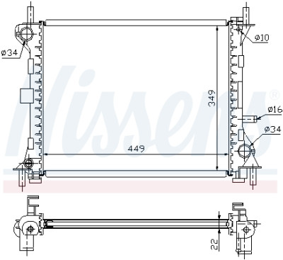 Radiateur, refroidissement du moteur