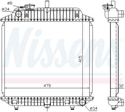 Radiateur, refroidissement du moteur