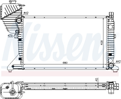 Radiateur, refroidissement du moteur