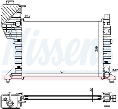 Radiateur, refroidissement du moteur