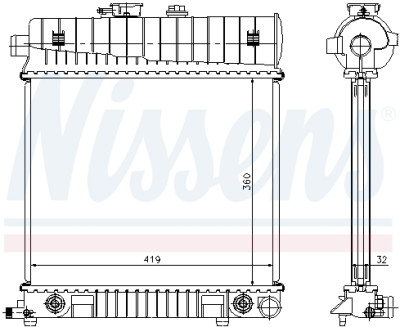 Radiateur, refroidissement du moteur