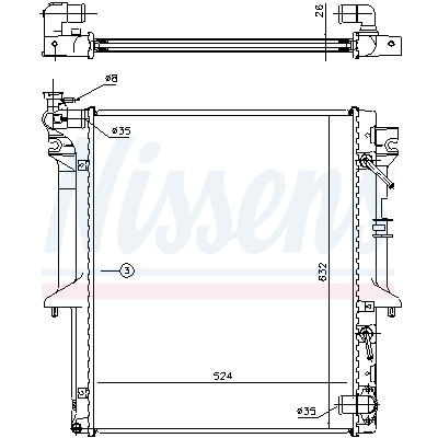 Radiateur, refroidissement du moteur