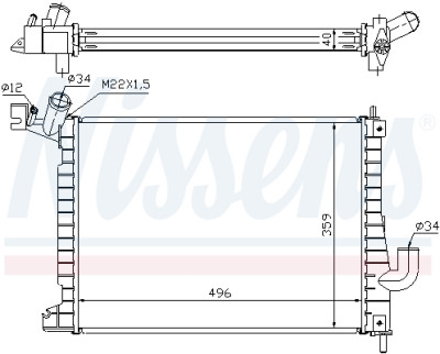Radiateur, refroidissement du moteur