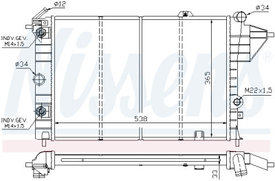 Radiateur, refroidissement du moteur
