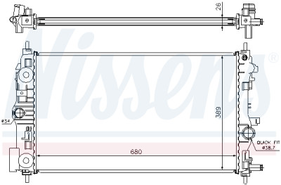 Radiateur, refroidissement du moteur