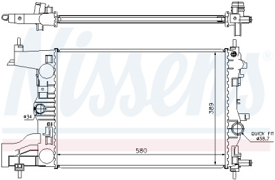 Radiateur, refroidissement du moteur