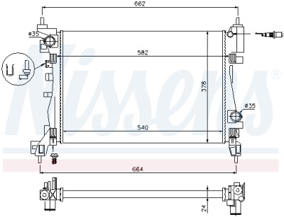 Radiateur, refroidissement du moteur