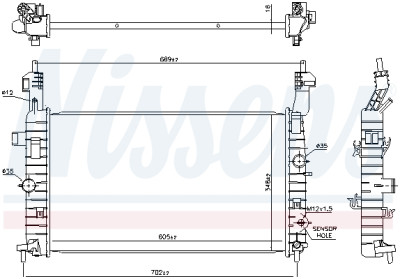 Radiateur, refroidissement du moteur