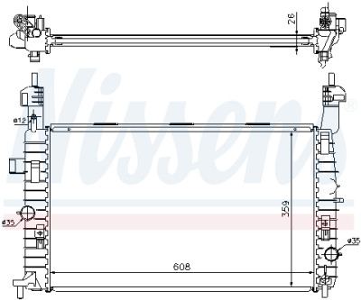 Radiateur, refroidissement du moteur