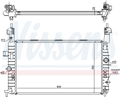 Radiateur, refroidissement du moteur