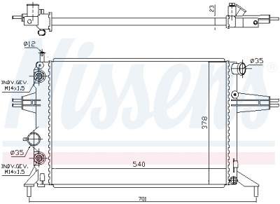 Radiateur, refroidissement du moteur