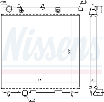 Radiateur, refroidissement du moteur