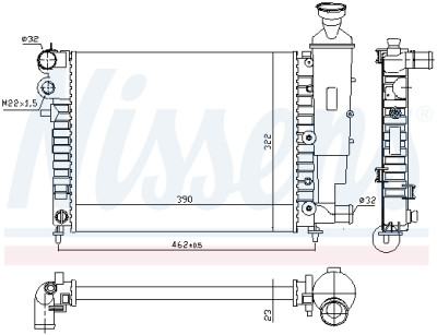 Radiateur, refroidissement du moteur