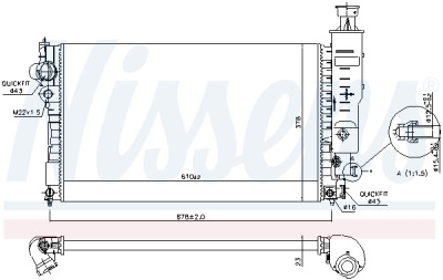 Radiateur, refroidissement du moteur