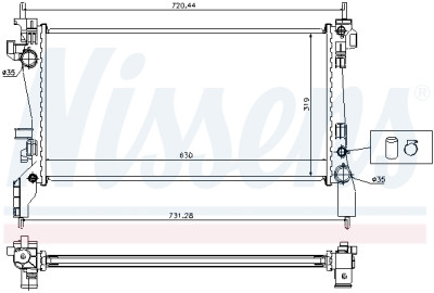 Radiateur, refroidissement du moteur