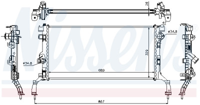 Radiateur, refroidissement du moteur