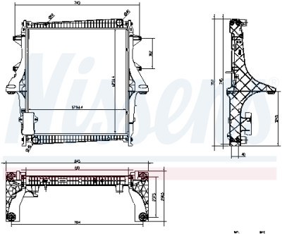 Radiateur, refroidissement du moteur