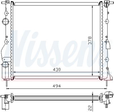 Radiateur, refroidissement du moteur