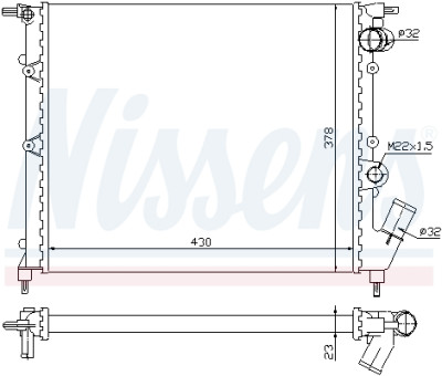 Radiateur, refroidissement du moteur