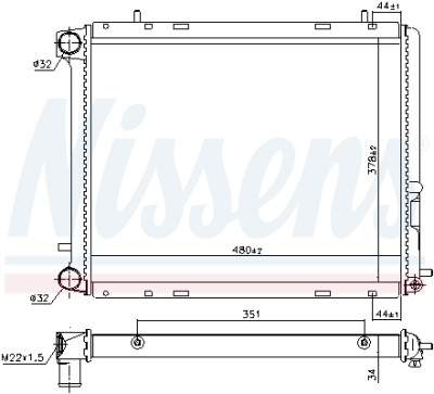 Radiateur, refroidissement du moteur