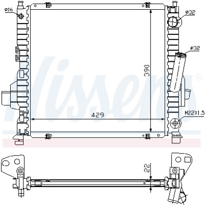 Radiateur, refroidissement du moteur