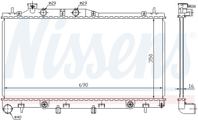 Radiateur, refroidissement du moteur