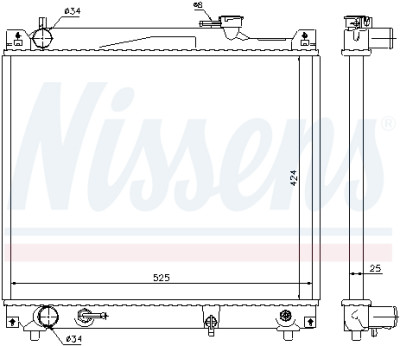Radiateur, refroidissement du moteur