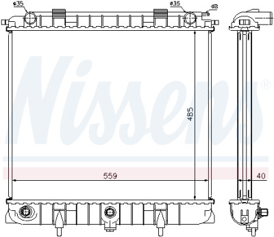 Radiateur, refroidissement du moteur