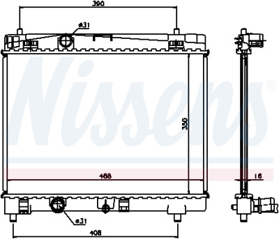 Radiateur, refroidissement du moteur