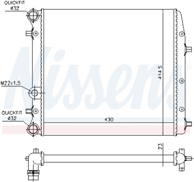 Radiateur, refroidissement du moteur
