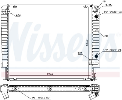 Radiateur, refroidissement du moteur