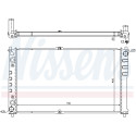 Radiateur, refroidissement du moteur NISSENS 66618