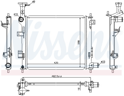 Radiateur, refroidissement du moteur