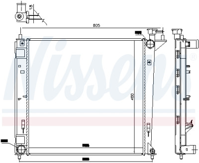 Radiateur, refroidissement du moteur
