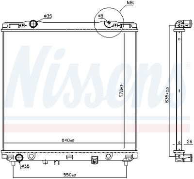 Radiateur, refroidissement du moteur